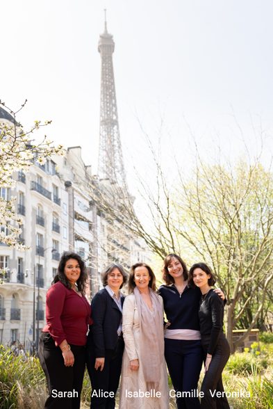 Photo de groupe des parfumeurs de l’équipe de chez Cinquième Sens